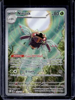 2025 Pokemon Mega Evolution Ninjask Illustration Rare #137/132 - Image 1