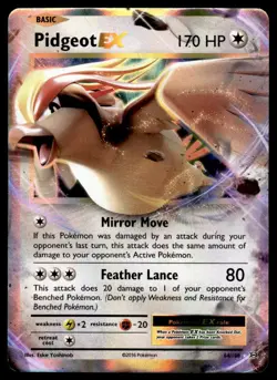 Pokemon TCG XY - Evolutions #64/108 Pidgeot EX NM - Image 1