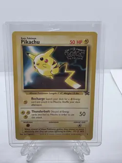 Pikachu Black Star Promo Card No.4 Kids WB Presents POKEMON The First Movie! - Image 1