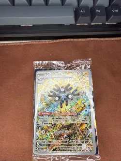 Pokemon TCG Magneton SVP 159 Surging Sparks Promo Card NM Condition, Sealed - Image 1