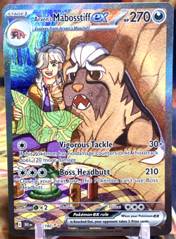 Mabosstiff 235/182 - Pokemon Destined Rivals - Special Illustration Rare - NM - Image 1