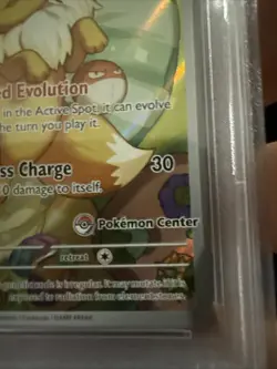Sequentially Graded PSA 9 Pokemon Center Stamped Eevee Promo With Non Stamped. - Image 2