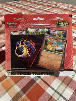 Pokemon TCG: Mega Evolution Ascended Heroes Tech Sticker Collection Charmander💥 - Image 1