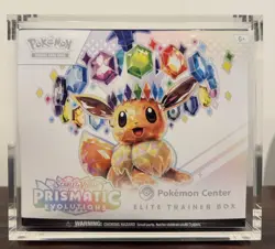 Pokemon Center Prismatic Evolutions ETB Elite Trainer Box Sealed w/case TCG - Image 1