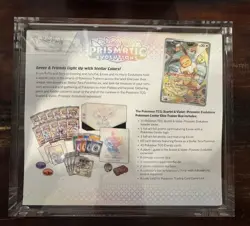 Pokemon Center Prismatic Evolutions ETB Elite Trainer Box Sealed w/case TCG - Image 2