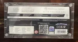 Pokemon Center Prismatic Evolutions ETB Elite Trainer Box Sealed w/case TCG - Image 4