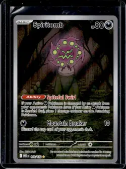 2025 Pokemon Mega Evolution Spiritomb Illustration Rare #148/132 - Image 1