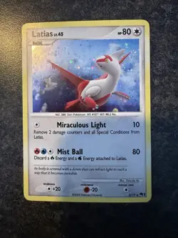 Pokemon Latios Latias SET 4/17 - 3/17 Holo Rare POP Series 7 2008 - NM - Image 1