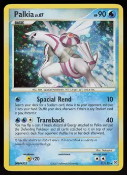 Palkia 11/130 Rare Diamond & Pearl Holo Pokemon - Image 1