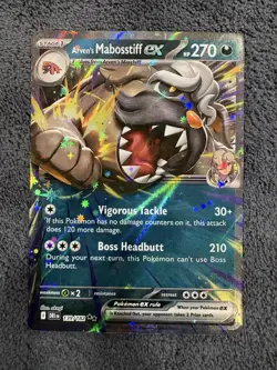Arven's Mabosstiff EX 139/182 RR | Pokemon TCG Sv10: Destined Rivals - Holo NM - Image 2