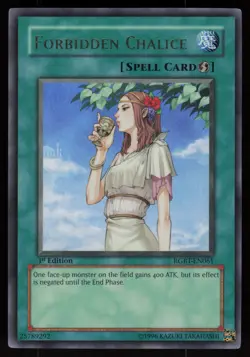 Forbidden Chalice RGBT-EN061 Ultra Rare Raging Battle 1st Edition Yu-Gi-Oh - Image 1