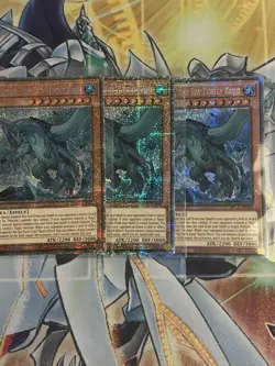 MP25-EN028 X3 Gameciel, the Sea Turtle Kaiju Starlight Rare 1st Edition YuGiOh - Image 1
