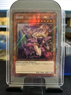 YU-GI-OH! Dark Magician Girl Platinum Secret Rare RA04-EN107 1st Edition - Image 1
