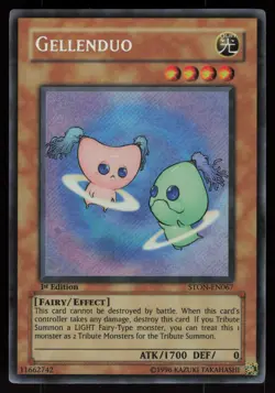 Gellenduo STON-EN067 Secret Rare Strike of Neos 1st Edition Yu-Gi-Oh - Image 1