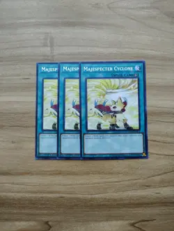 Yu-Gi-Oh! - Majespecter Cyclone 3X - Full Playset - Rare - MZMI-EN075 - Image 1