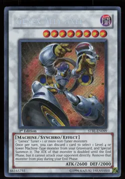 Genex Ally Axel STBL-EN099 Secret Rare Starstrike Blast 1st Edition Yu-Gi-Oh - Image 1