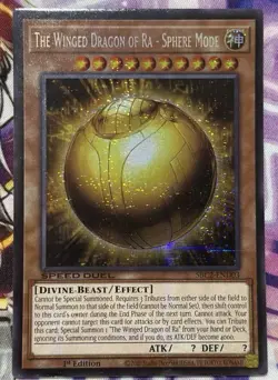 Yugioh Ra - Sphere Mode Prismatic Secret Rare SBC2 - Image 1
