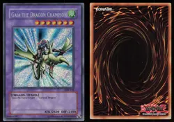 Gaia the Dragon Champion LOB-125 Secret Rare Yu-Gi-Oh - Image 3