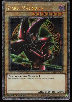 Dark Magician RA04-EN001 QCR 1st Edition Yu-Gi-Oh - Image 1