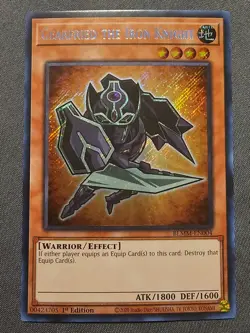 Gerfried the Iron Knight BLMM-EN004 Secret Rare First Edition Yu-Gi-Oh - Image 1