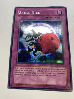 Yugioh Skull Dice Secret Rare EDS-003 HP - Image 1