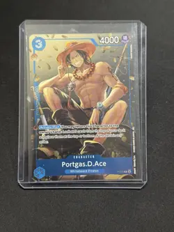 One Piece Tin Pack Set Vol. 2 Portgas D Ace P-074 Promo - Image 1