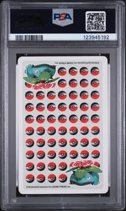 1998 POKEMON STADIUM GREEN VERSION PLAYING CARDS JACK OF CLUBS ABRA PSA 8 - Image 2