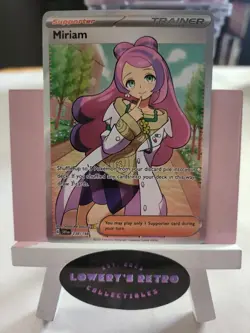 Miriam Pokemon Card Scarlet & Violet Base Set 238/198 Holo Ultra Rare - Image 1
