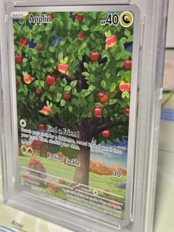 PSA 10 Gem Mint Applin Graded Pokemon Card #185 Twilight Masquerade 2024 - Image 2