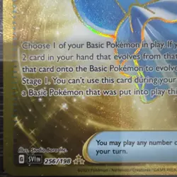 Pokemon TCG Rare Candy 256/198 Gold Card Scarlet & Violet NM/M Hyper Rare - Image 2