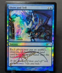 Show and Tell Judge Promo FOIL LP Signed Zack Stella MTG - Image 1