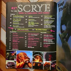 Wizards of the Coast SCRYE Magazine #17 (Mar 1996) ARCADIA Map + STUART GRIFFIN - Image 3