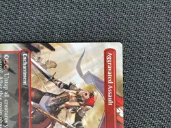 Aggravated Assault NM Anime Borderless Regular Wilds Of Eldraine Magic MTG - Image 3
