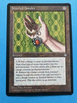 MTG Ice Age - Jeweled Amulet - LP - Magic the Gathering - Image 1