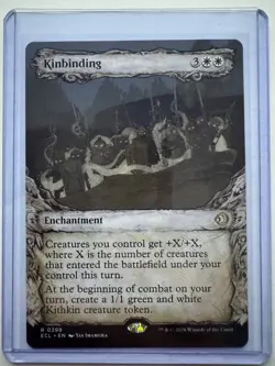 Kinbinding Showcase Non-Foil #0299 R MTG Lorwyn Eclipsed (ECL) NM ENG - Image 1