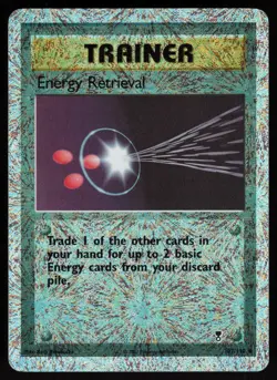 Energy Retrieval 81/102 Uncommon Base Set Reverse Holo Pokemon - Image 1
