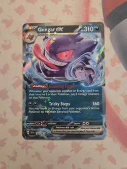 Pokemon TCG Gengar EX Temporal Forces TEF 104/162 Double Rare Holo NM/MT - Image 1