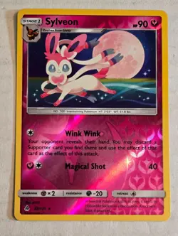 Sylveon 87/131 S&M Forbidden Light REVERSE HOLO MINT! Pokemon - Image 1