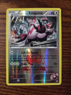 Team Magma's Zangoose 22/34 - Double Crisis - Pokemon TCG Reverse Holo - Image 1