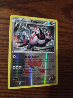 Team Magma's Zangoose 22/34 - Double Crisis - Pokemon TCG Reverse Holo - Image 3