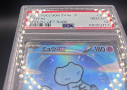2023 Pokemon Japanese Shiny Treasure Mew Ex SAR 347/190 Bubble Mew PSA 10 Gem - Image 4