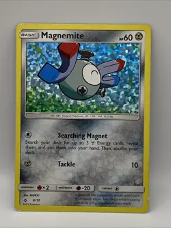 Pokemon TCG Magnemite 2018 McDonald's Promo Holo Card 8/12 - Image 1