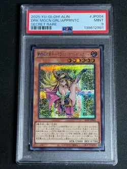 2025 Dark Magician Girl Magician's Apprentice Secret Rare ALIN-JP004 PSA 9 MINT - Image 1