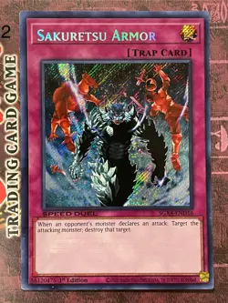 Sakuretsu Armor - SGX4-END16 - Secret Rare - Speed Duel - 1st Edition - VLP - Image 1
