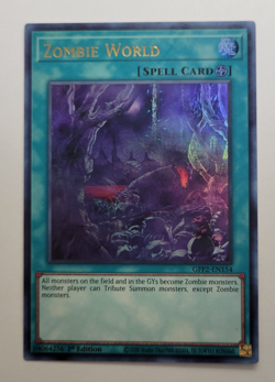 Yu-Gi-Oh Zombie World Ultra Rare 1st Edition GFP2-EN154 - Image 1