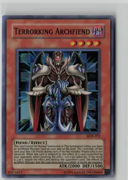 Terrorking Archfiend Super Rare Dark Crisis DCR-072 NM - Image 1