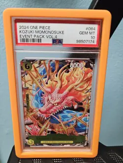 PSA 10 2024 One Piece Event Pack Volume 4 Promo Kozuki Momonosuke - Image 1