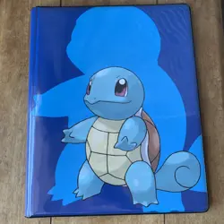 Squirtle Pokemon Ultra Pro A4 Album Folder 9 Pocket Portfolio Holds 180 Cards - Image 1