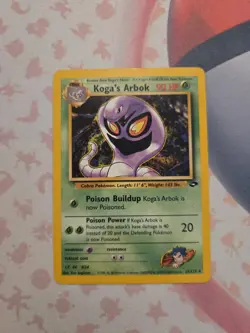 Pokemon KOGA'S ARBOK Card GYM CHALLENGE Set 25/132 Non-Holo RARE - NM/M - Image 1