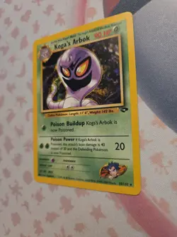 Pokemon KOGA'S ARBOK Card GYM CHALLENGE Set 25/132 Non-Holo RARE - NM/M - Image 3